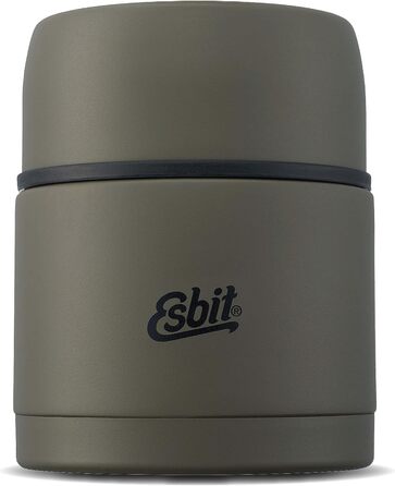 Термос для їжі Esbit Classic 500 мл оливковий, з нержавіючої сталі – харчовий контейнер для збереження тепла та холоду їжі