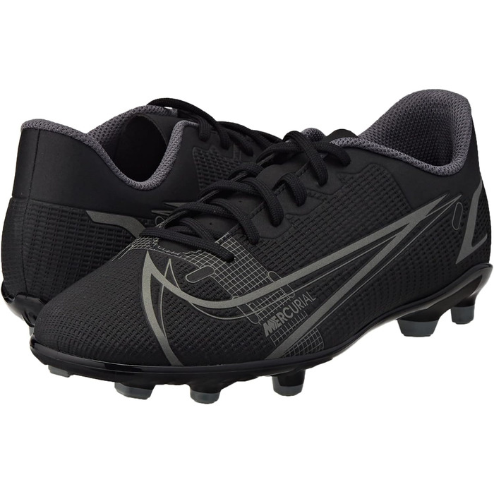 Дитячі футбольні бутси Nike Jr. Vapor 14 Club FG/MG, 37.5 EU, чорний/сірий/чорний