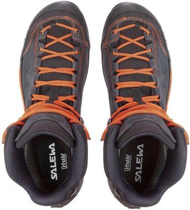 Черевики трекінгові Salewa Mountain Trainer Mid Gore-Tex для чоловіків, 47 EU, Asphalt Fluo Orange