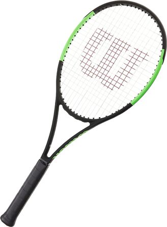 Тенісна ракетка Wilson, розмір ручки 1 (4 1/8''), чорна/зелена