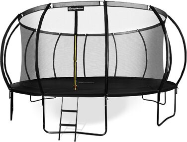 Трамплін гірчатий Hypermotion Outdoor для дітей 244/305/366/430/487 см - швидковисихаючий, водостійкий, з чудовою пружністю. Ідеальний для саду (діаметр 487 см).