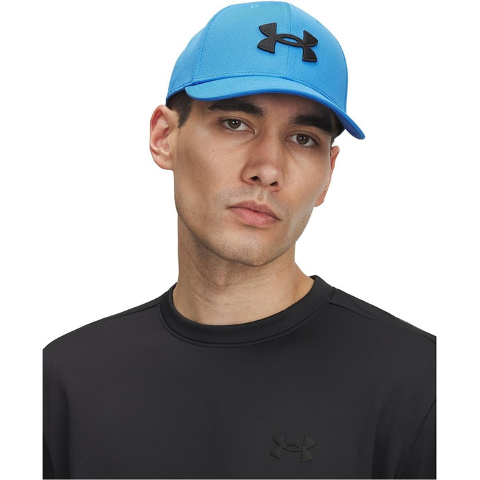 Дитяча кепка Under Armour Blitzing ADJ для хлопчиків, регульована, синя (Blue Atlantis / Schwarz), розмір L-XL