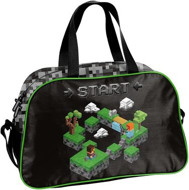 Спортивна сумка Goldkids для дітей (дівчаток та хлопчиків) з мотивом Pixel Game - сумка для плавання з посиленим дном, 40x25x15 см