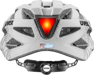 Велосипедний шолом uvex City i-vo з LED-світлом, легкий, регульований розмір, для жінок і чоловіків