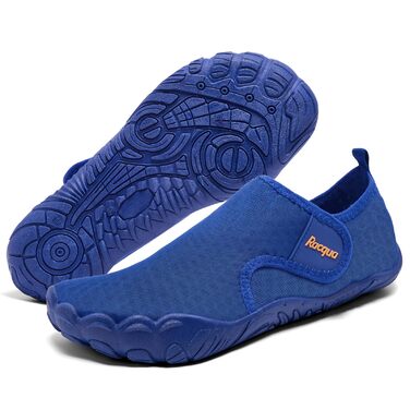 Водні черевики Raqua для жінок та чоловіків, пляжні та для плавання, розмір 47 EU, блакитний (Wz1109)