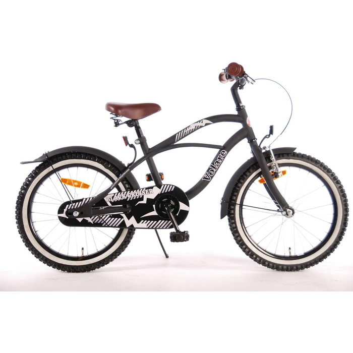 Дитячий велосипед Kubbinga Volare Black Cruiser для хлопчиків, чорний