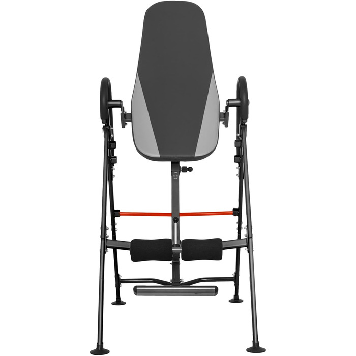 Стіл для інверсії GORILLA SPORTS®, вертикальна інверсія 180°, складаний, регульований, до 110 кг – інверсійний тренажер для спини та хребта