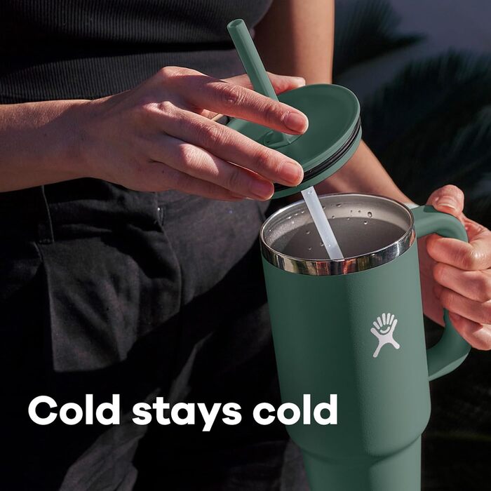 Термокружка Hydro Flask Trillium 1180 мл з кришкою зі соломинкою, нержавіюча сталь, вакуумна ізоляція, для подорожей