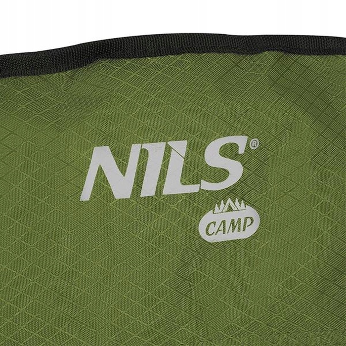 Туристичне складане крісло NILS CAMP NC3075, зелене, до 120 кг