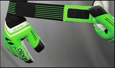 Воротарські рукавички Alpas PowerSafe V3, світло-зелені, з захистом пальців, розміри 3-12, новинка, з можливістю нанесення друку