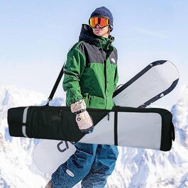 Чохол для сноуборду AUMTISC, водонепроникний, чорно-синій, для сноубордів 155-180 см