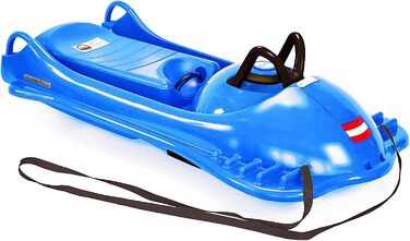 Санки KHW Profi Lenkschlitten XXL Mountain Racer, посилена конструкція, льодовий синій, Німеччина