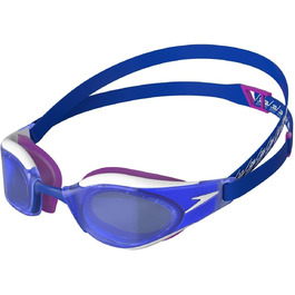 Окуляри для плавання Speedo Fastskin Hyper Elite унісекс, сині Flame/Diva/білі, універсальний розмір