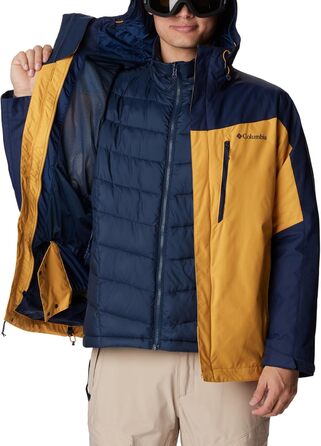 Чоловіча куртка Columbia Whirlibird IV Interchange Raw Honey/Collegiate Navy (6X)