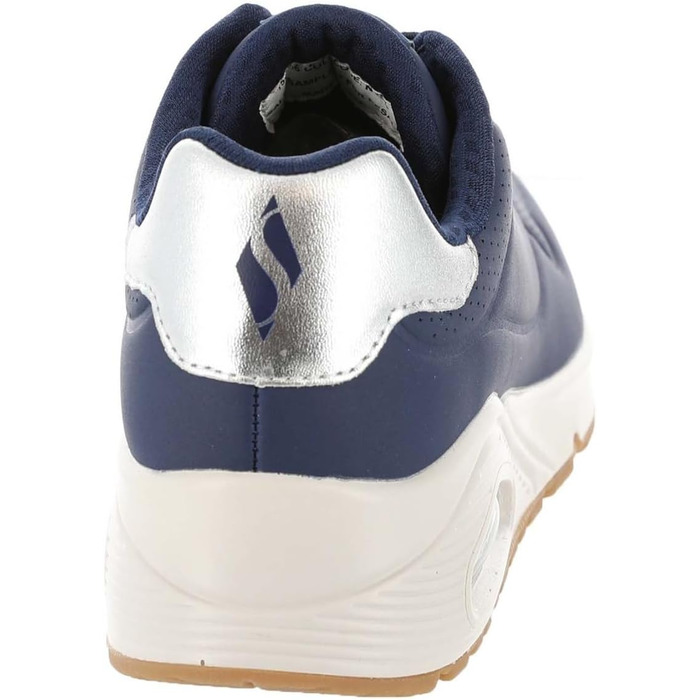 Кросівки жіночі Skechers UNO Shimmer Away Navy/Rosegold (42 EU) з Durabuck, Duraleather та сітки