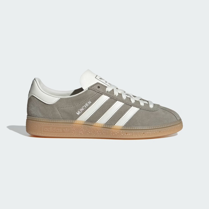 Жіночі шкіряні кросівки Adidas Muenchen JS3990, бежеві, розмір 39 1/3, ретро