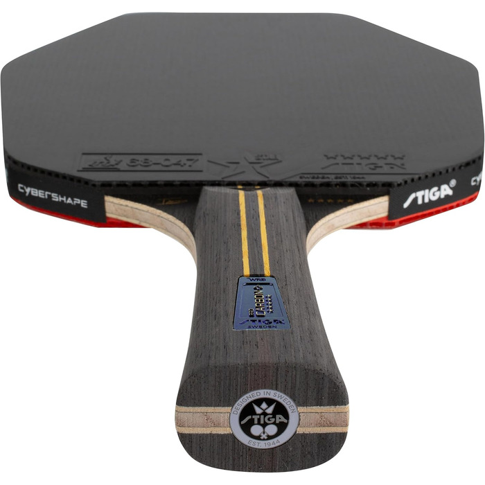 Пінний стіл STIGA Pro Carbon Plus Cybershape Truls Edition - професійний, 5 зірок, Touch Carbon, ITTF, для атакуючих гравців