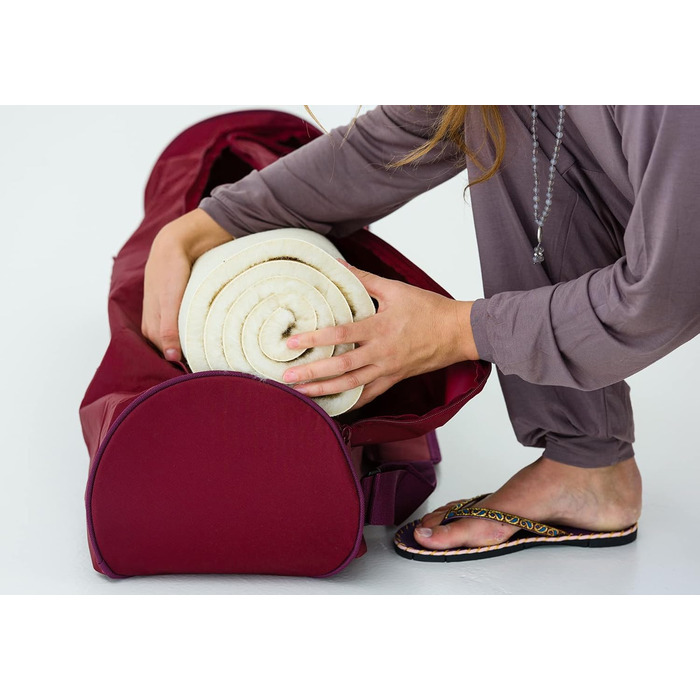 Сумка для йоги Yogistar Extra Big, нейлон, 75 см, чорна