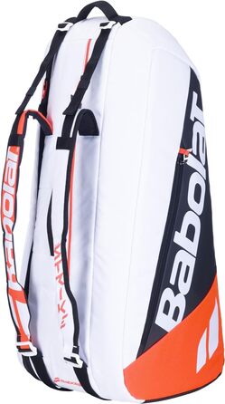 Тенісна сумка Babolat Pure Strike 4-го покоління на 6 ракеток, біло-червона