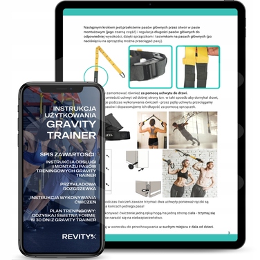 Тренувальна стрічка Revity Gravity Trainer 280 см, 1-160 кг, багатоколірна