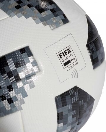 Офіційний футбольний м'яч adidas FIFA World Cup, розмір 5, білий/чорний/сріблястий