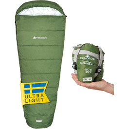 Спальний мішок Trinordic 780g Ultraleicht - легкий, компактний для кемпінгу, трекінгу та байкпакінгу