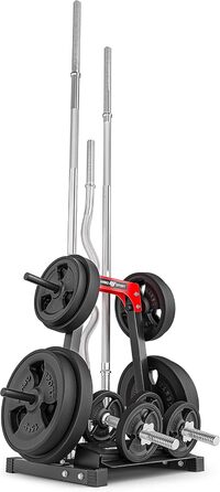 Стійка Marbo-Sport MH-S207 для дисків, гантелей та грифів, металева, багатофункціональна