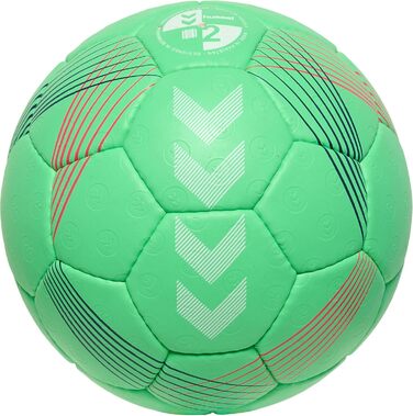 Гандбольний м’яч hummel Elite для дорослих, розмір 2, зелено-біло-червоний
