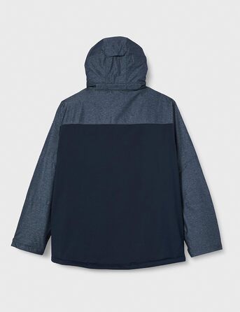 Killtec чоловіча куртка для катання на лижах Tirano Mn - функціональна куртка з відстібаною капюшоном та снігозахистом (M, темно-синій)