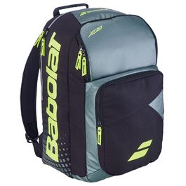 Рюкзак для тенісу Babolat Pure Aero Metallic Grau/Schwarz/Fluo Gelb