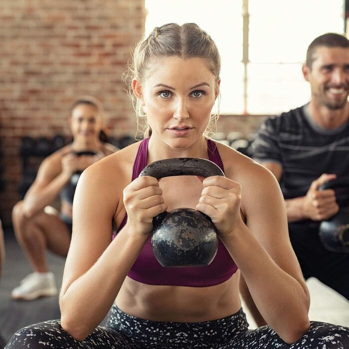 Гиря FitAndFun 18 кг для фітнесу, силових тренувань