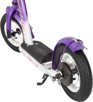Дитячий самокат STAR SCOOTER з надувними колесами 10 дюймів, для хлопчиків і дівчаток від 4 років, класичний ролер, безпечне тестування