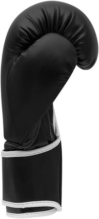 Боксерські рукавички adidas Hybrid 80 16oz для боксу, MMA, кікбоксингу, тренувань, чорні/білі, унісекс