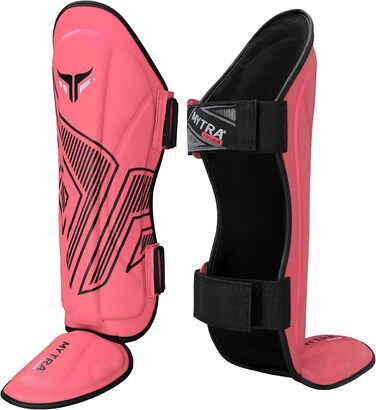 Захист для ніг Mytra Fusion, Наколінник для боксу, ММА, Муай Тай, Марціальні мистецтва, Рожевий, S/M