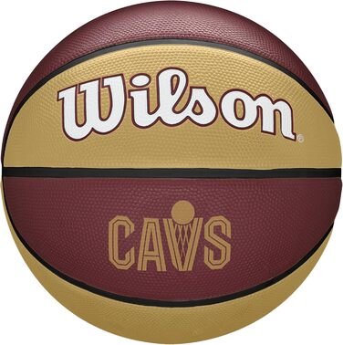 Баскетбольний м'яч Wilson NBA Team Tribute, розмір 7, коричневий