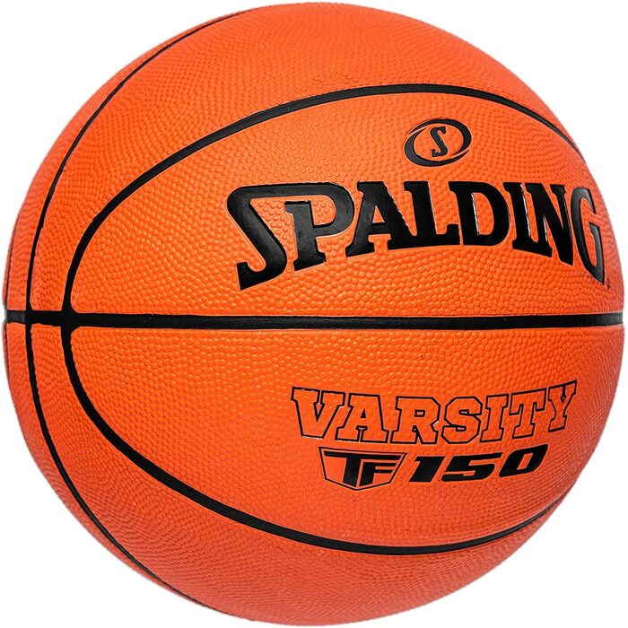 Баскетбольний м'яч Spalding TF-150 Varsity - для всіх поверхонь, з Shooter's Seam, оранжевий