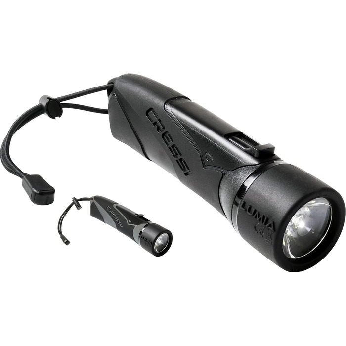Ліхтар під водою Cressi Lumia+ 300 Lumen, 75 м – Чорний