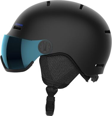 Дитячий лижний шолом Salomon Orka Visor для сноуборду, інтегрований візор, легкий, комфортний, регульований розмір