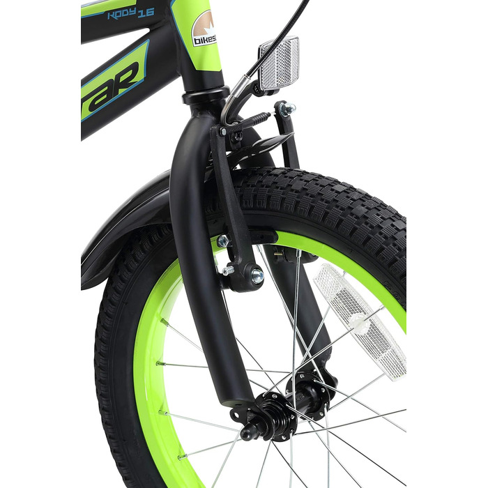 Дитячий велосипед BIKESTAR 16 дюймів для дівчаток і хлопчиків від 4-5 років, гірський велосипед, тестування без ризику