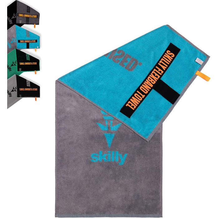 Спортивне рушник Skilly FBT120 для фітнесу (120x50 см) з антиковзаючою поверхнею, сертифікат Öko-Tex