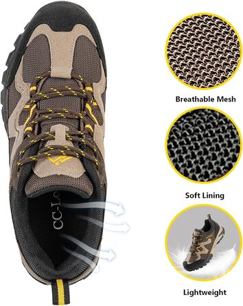 Жіночі водонепроникні трекінгові черевики CC-Los, розмір 36-42, коричневі