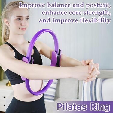 Набір для пілатесу: кільце, м'яч, ремінь, фітнес-кільце для тренування пресу, ніг та рук