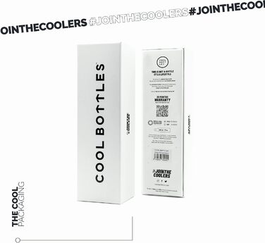 Термос-пляшка з нержавіючої сталі Cool Bottles Vivid Blue 750 мл, тримає холод 36 годин, тепло 18 годин, BPA-free