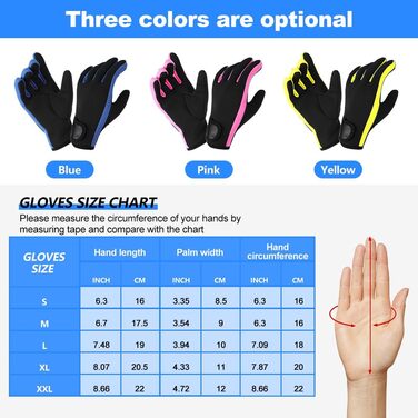 Рукавички для дайвінгу Heirao4072 1.5 мм з преміального неопрену - п'ятипалі