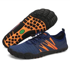 Чоловічі тапочки-шльопанці SAGUARO для плавання та відпочинку, дихаючі, швидко сохнуть, широка передня частина, розмір 39-48, блакитні