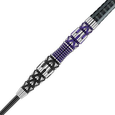 Дротики WINMAU Simon Whitlock 24г, професійні, вольфрамові, сталевий наконечник, комплект з оперенням і шафтами