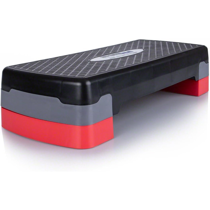 Степ-платформа Sport-Tec, регульована висота, чорна, 68x28 см