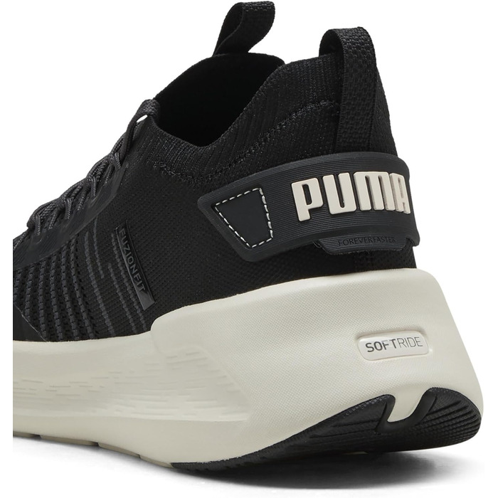 Кросівки Puma Softride Symmetry Fuzion для бігу, жіночі та чоловічі, 38.5 EU, чорний, сірий