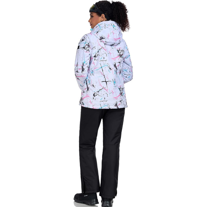 Жіночий сніговий комбінезон HOTIAN, водонепроникний, вітронепроникний, теплий, для катання на лижах, сноуборді, походів, альпінізму, кольори: чорний та кольоровий