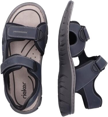 Чоловічі сандалі Rieker 22761 Klassische, темно-сині, 45 EU - класичні літні сандалі для чоловіків